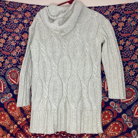 J Jill cable knit zip sweater - Picture 2 of 4